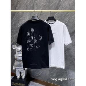 偽 ブランド 販売CHROME HEARTS半袖Tシャツ知的な雰囲気夏着物 格好良い 最安価格新品